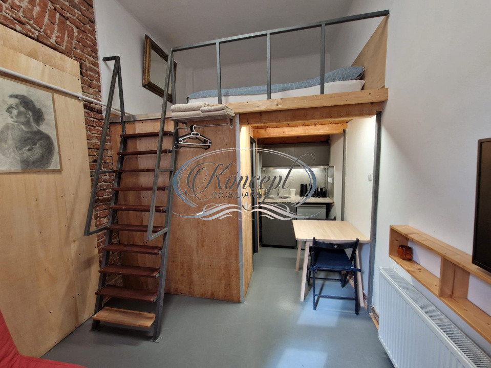 Centru, apartament cu 1 camera de vanzare, autorizat pentru regim hotelier