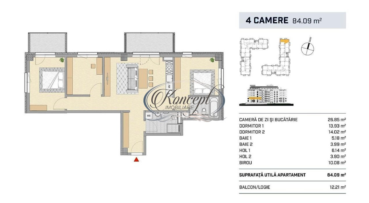 Apartament superfinisat