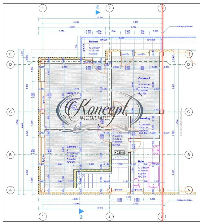 Duplex la cheie, zona de case