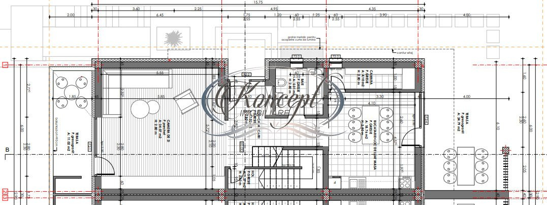 Duplex cu terasa rooftop