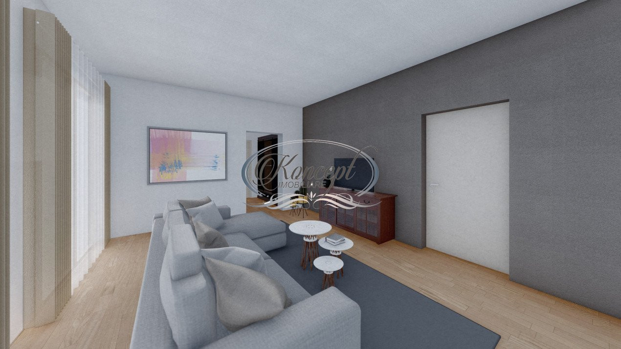 Apartament finisat in ansamblu privat in Gilau