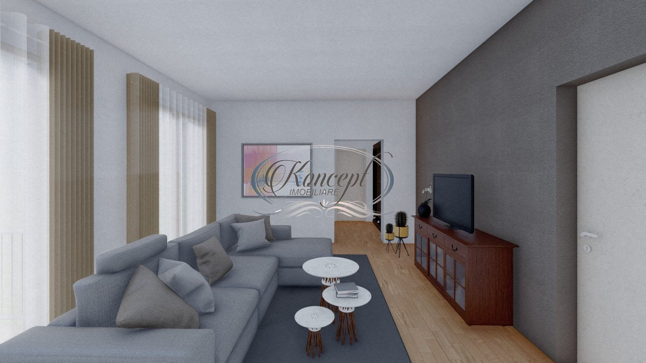 Apartament finisat in ansamblu privat in Gilau