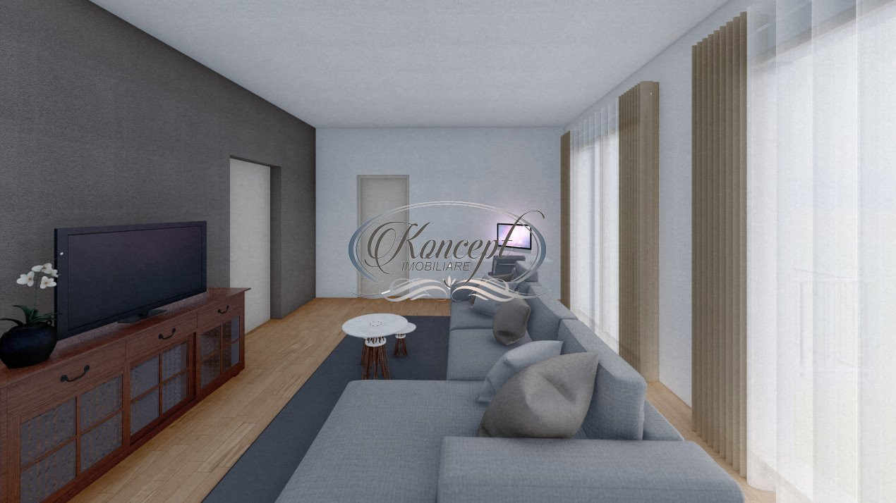Apartament finisat in ansamblu privat in Gilau