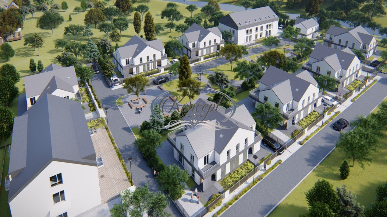 Apartament finisat in ansamblu privat in Gilau