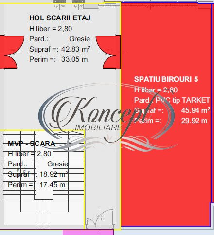 Spatiu de birouri clasa A in zona Aeroportului