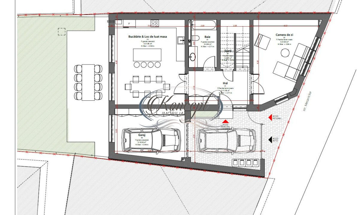 Casa individuala cu autorizatie de constructie