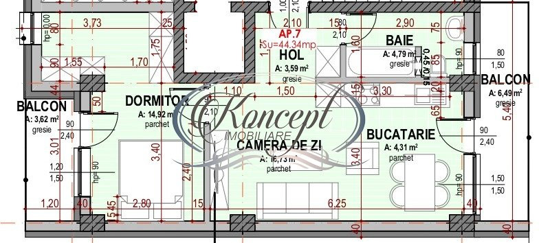 Apartament in proiect nou, zona Somesului