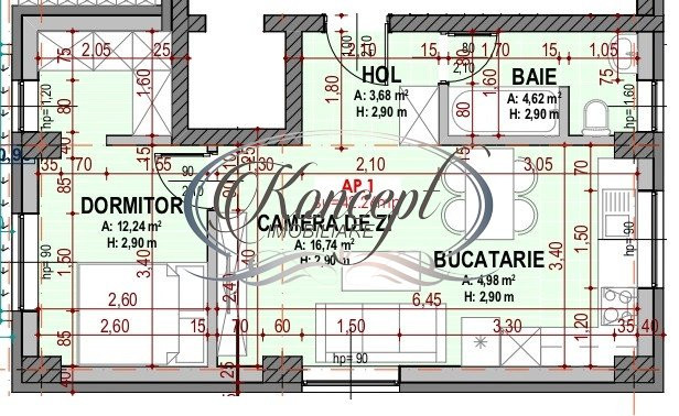 Apartament in proiect nou, in zona Somesului