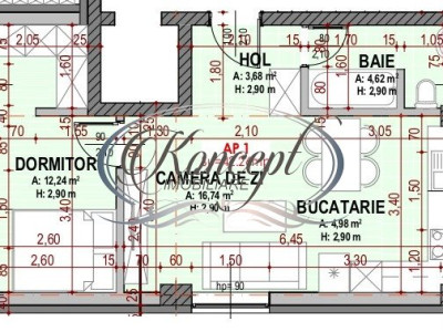 Apartament cu 2 camere in proiect nou in zona Somesului