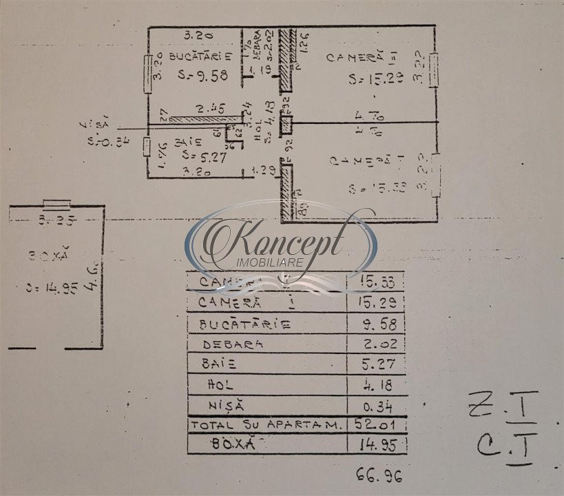 Apartament in apropiere de strada N. Titulescu