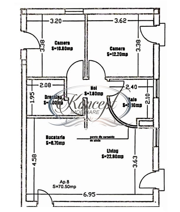 Apartament cu parcare in Andrei Muresanu