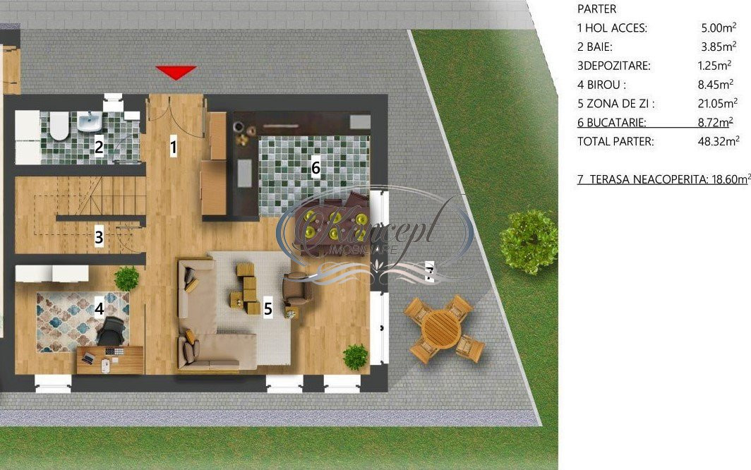 Duplex cu design deosebit in cartierul Voronet