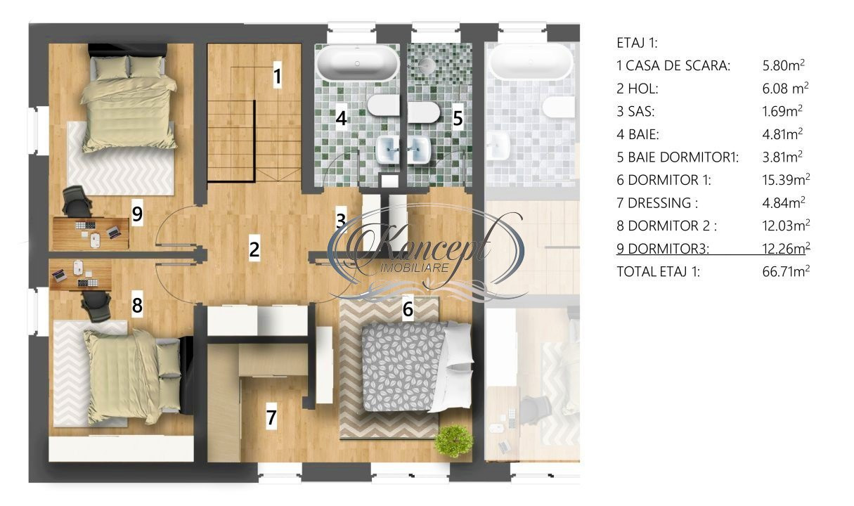 Duplex cu design deosebit in cartierul Voronet